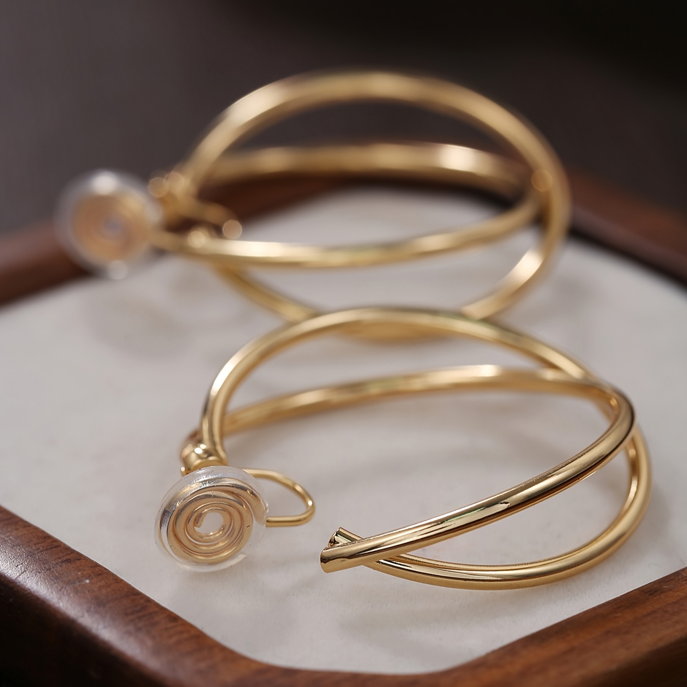 Women's Double-Layer Non-Piercing Clip-On Earrings